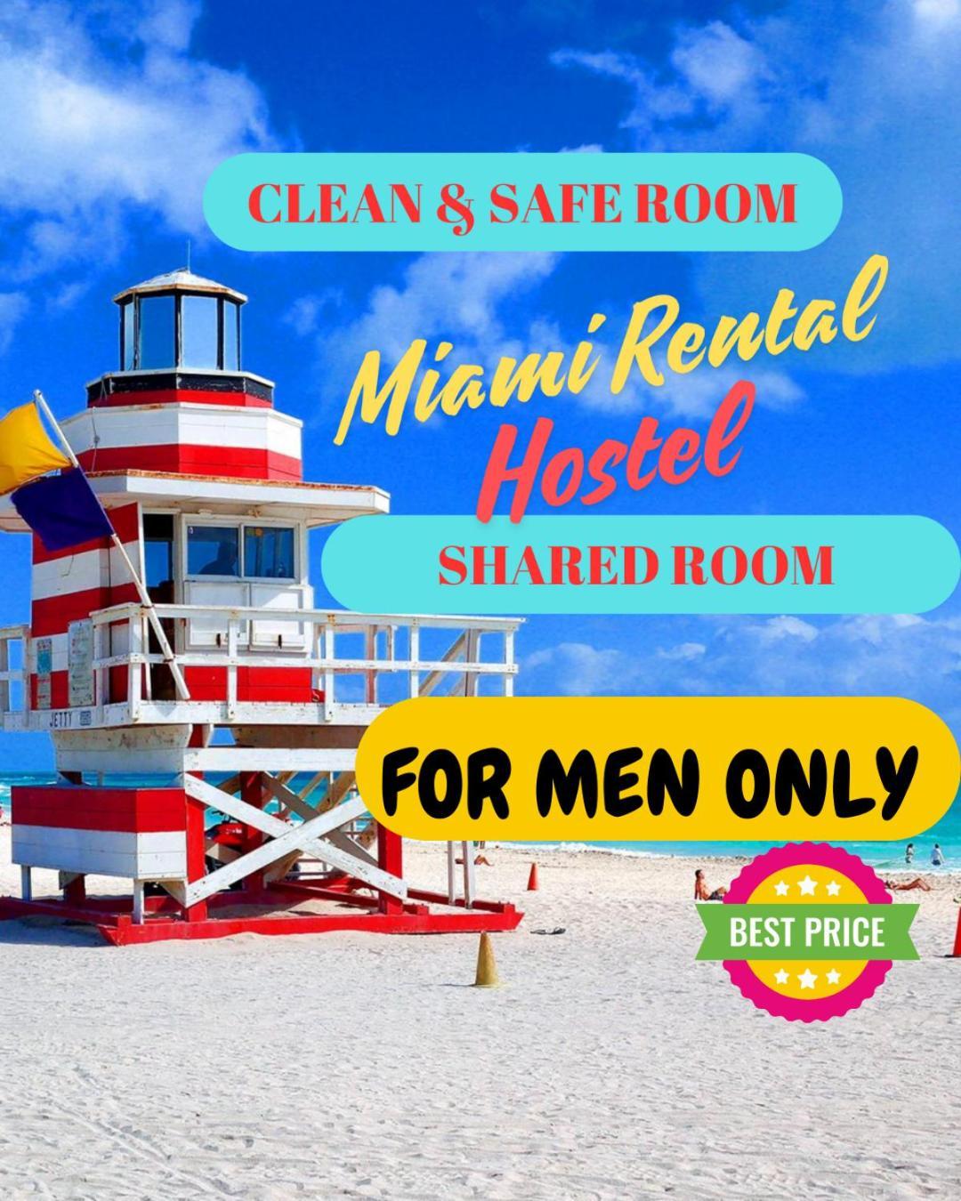 103 Miami Shared Rooms For Men Central Comfortable, Affordable エクステリア 写真